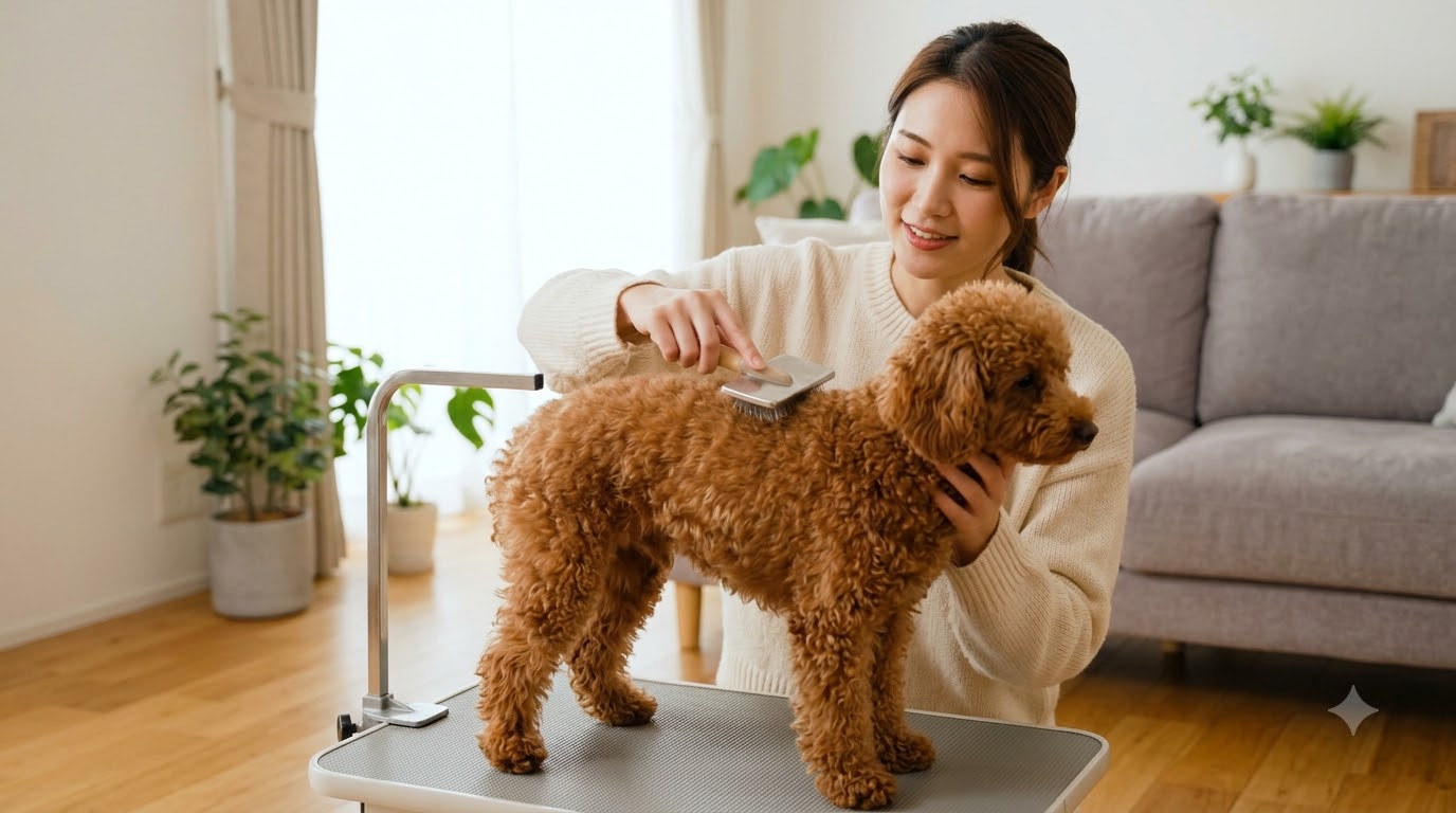 Bí quyết chăm sóc lông chó Poodle bền màu và không bị xơ xác