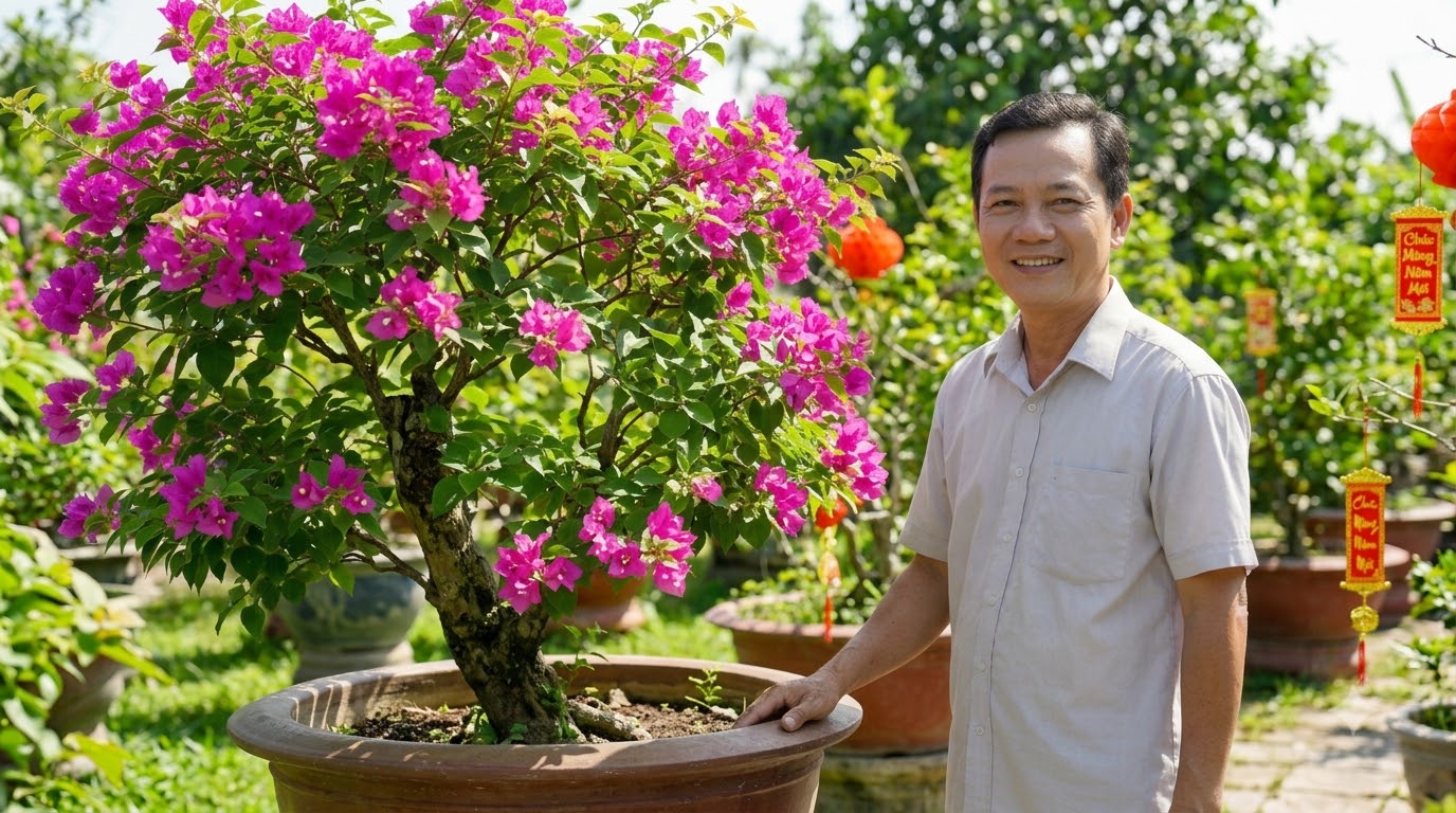 Bí quyết giữ hoa giấy tươi lâu qua rằm tháng Giêng
