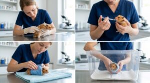 Các bước sơ cứu khẩn cấp và thuốc chữa ướt đuôi hamster