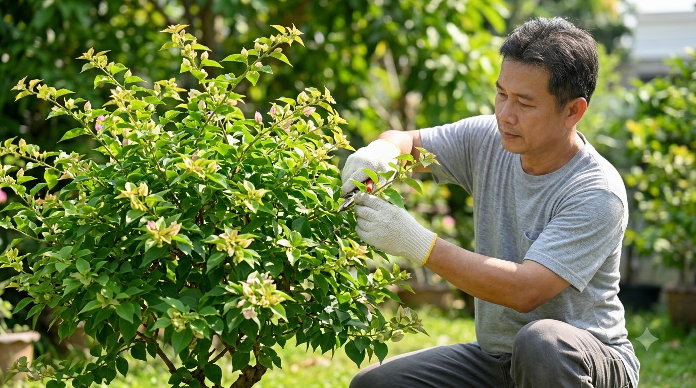 Cách chăm sóc hoa giấy giúp cây sinh trưởng khỏe mạnh Cách chăm sóc hoa giấy giúp cây sinh trưởng khỏe mạnh