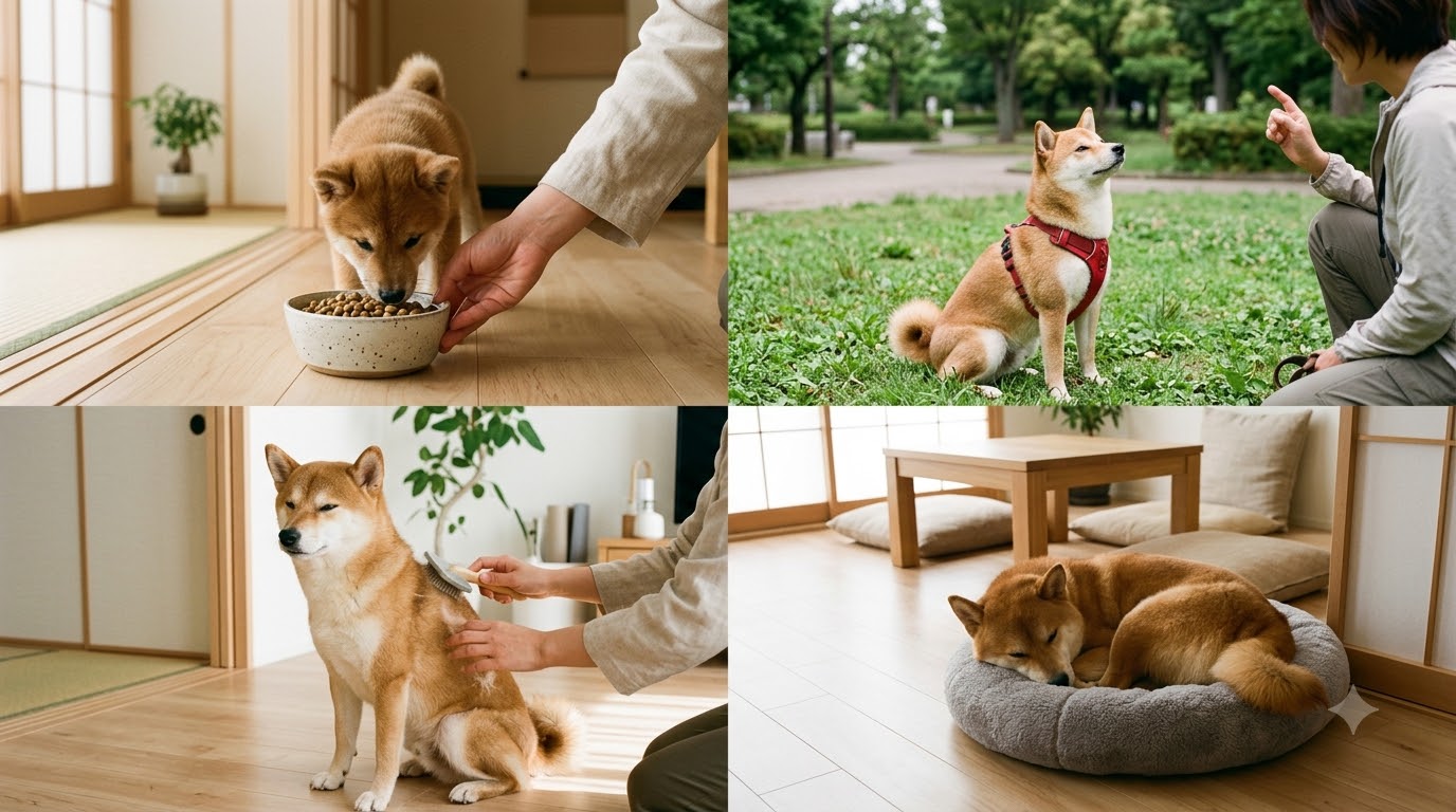 Chế độ dinh dưỡng: Chó shiba ăn gì trong cách nuôi chó shiba inu chuẩn?