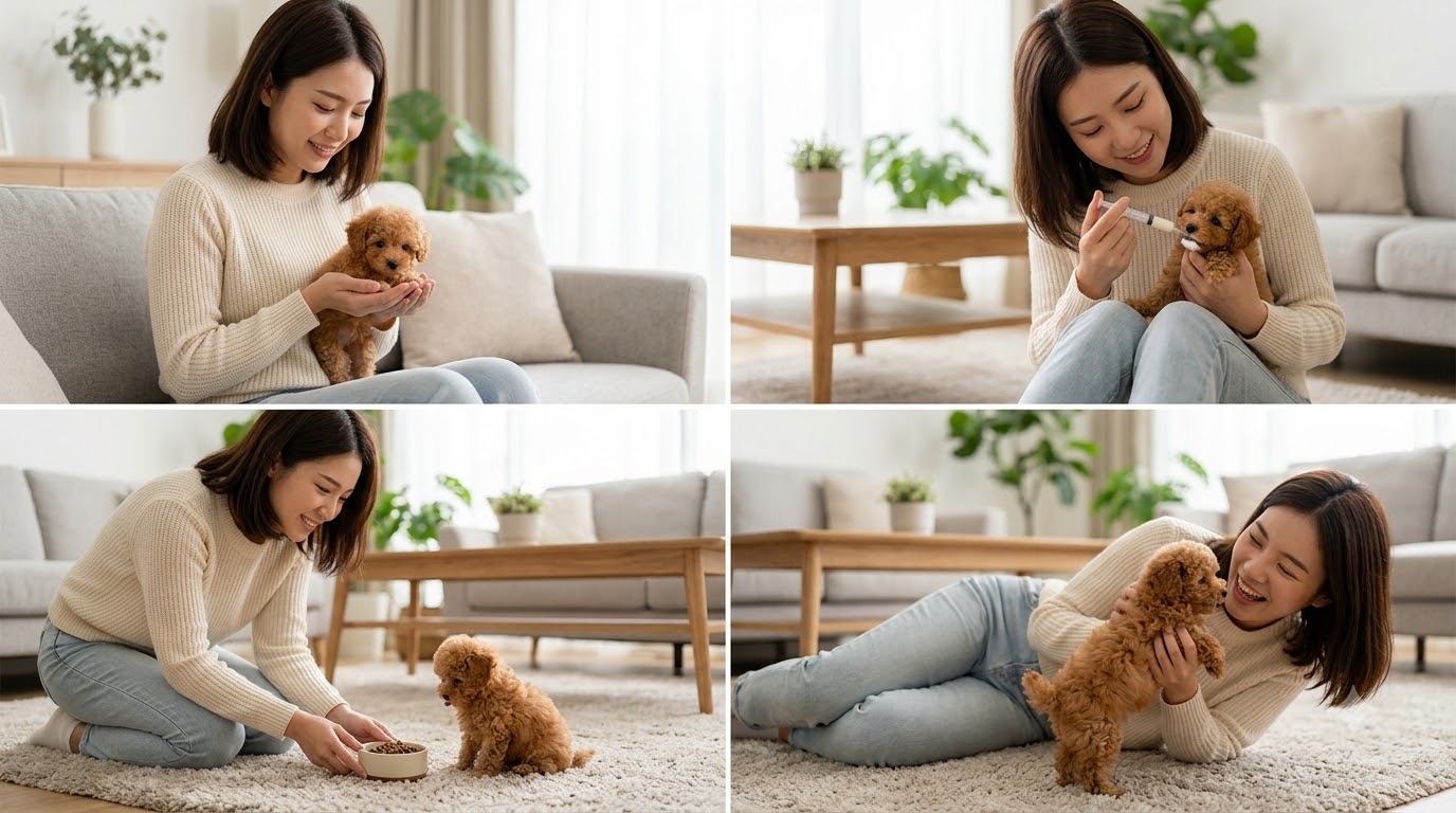 Chế độ dinh dưỡng khoa học và giải đáp poodle teacup ăn gì