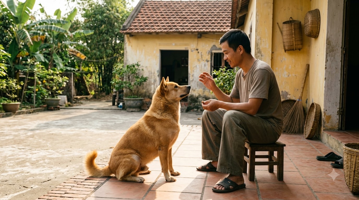 Cách nuôi chó cỏ (chó ta) khỏe re với khẩu phần ăn giàu đạm cân đối dinh dưỡng