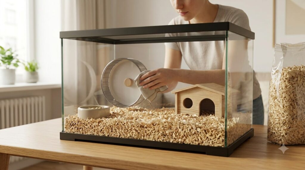 Hướng Dẫn Cách Nuôi Chuột Hamster Cho Người Mới Chuẩn Không Hôi 1 Hướng dẫn vệ sinh thân thể và cách tắm cho hamster bằng cát
