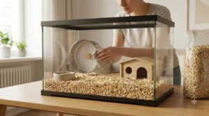 Hướng dẫn vệ sinh thân thể và cách tắm cho hamster bằng cát