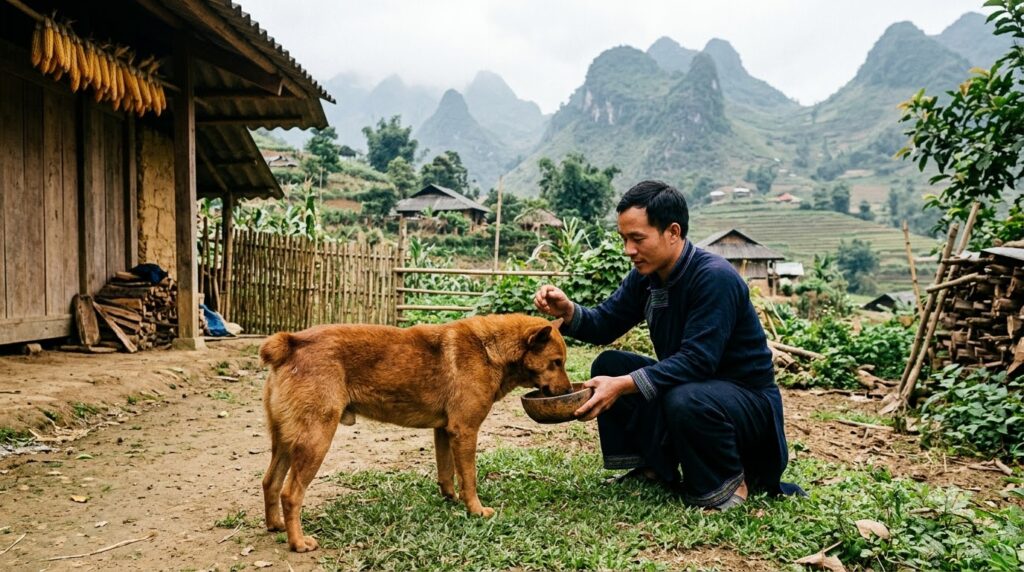 Kỹ thuật huấn luyện cho hmông cộc giữ nhà an toàn