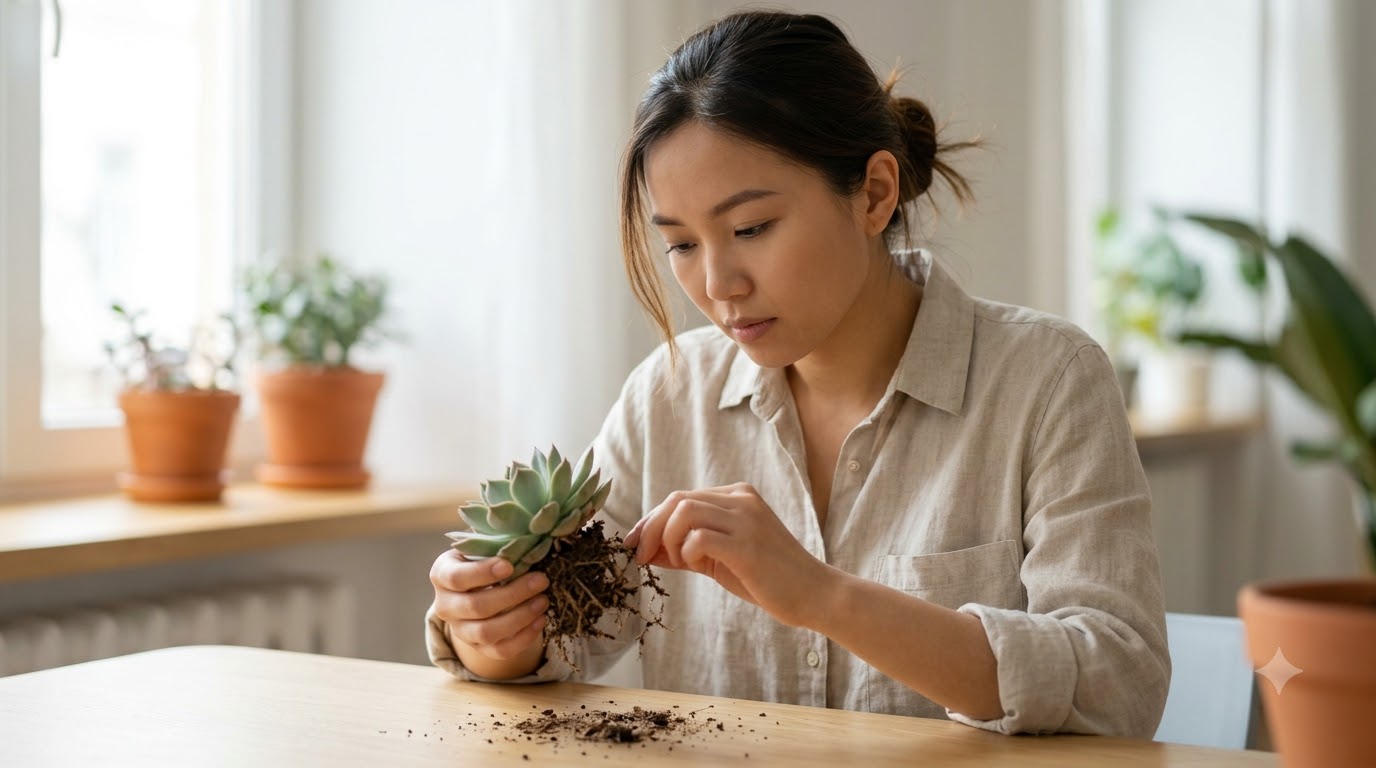 Kỹ thuật tưới ngấm đáy thẩm thấu ngược cho sen đá
