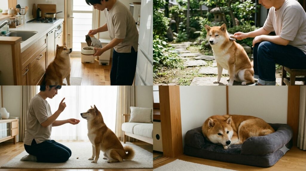 Lưu ý về thay lông và chăm sóc lông shiba inu định kỳ