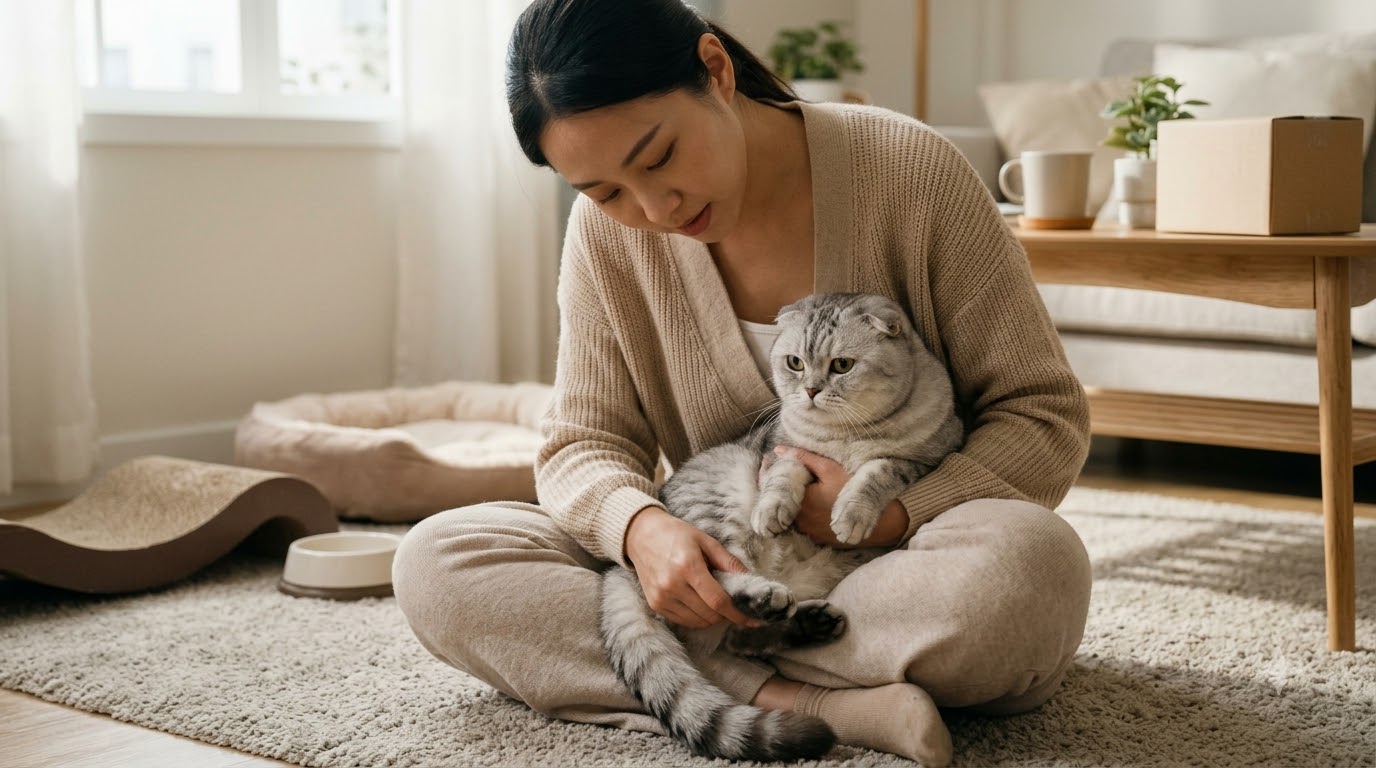 Bữa ăn cân đối giúp mèo tai cụp duy trì thể trạng phù hợp