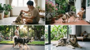 phan biet cho alaska va husky qua ngoai hinh tinh cach