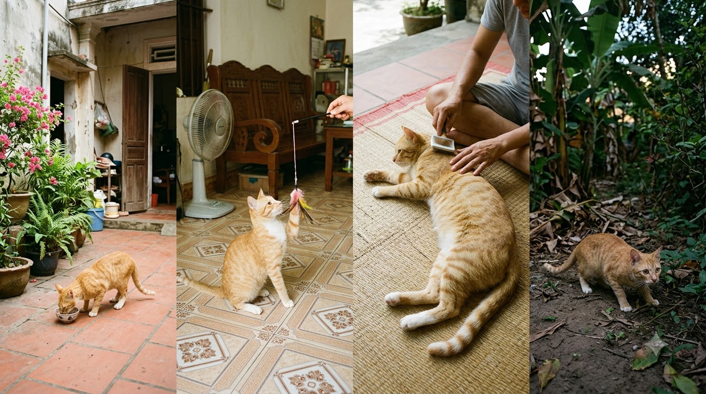 Phương pháp chăm sóc và cách nuôi mèo ta nhanh lớn mập mạp vượt trội