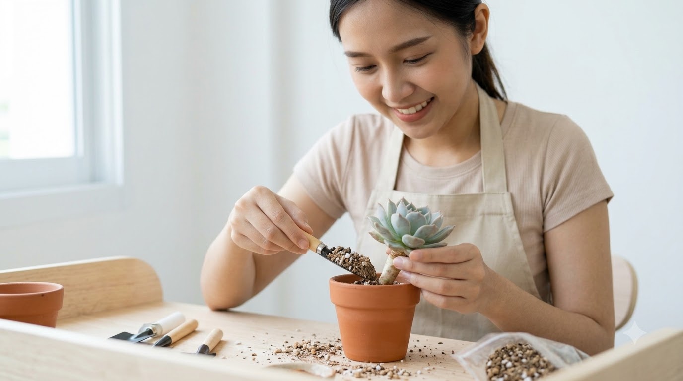 Quy trình cứu sen đá bị nhũn lá và tận dụng ươm lá bánh tẻ Quy trình cứu sen đá bị nhũn lá và tận dụng ươm lá bánh tẻ