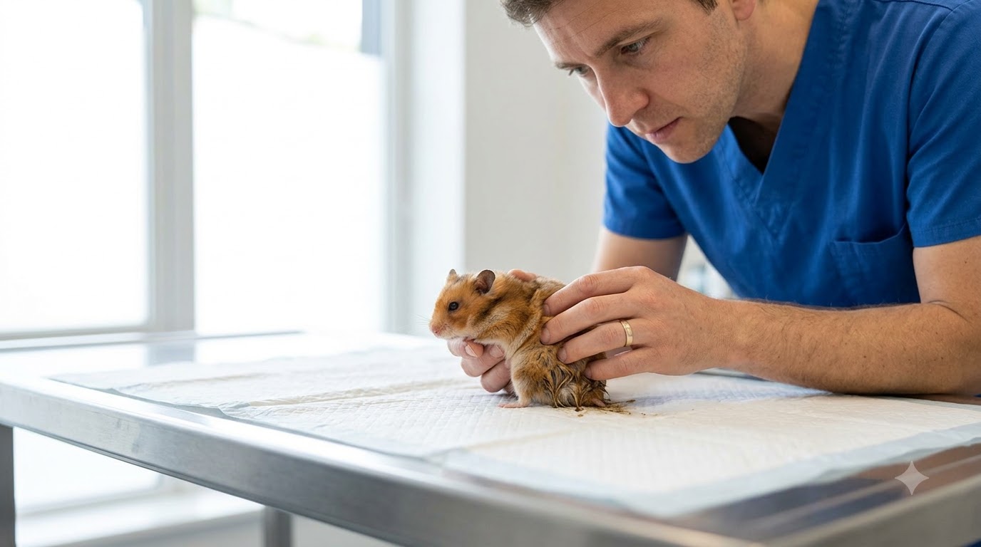 Xác định nguyên nhân hamster bị ướt đuôi do đâu Xác định nguyên nhân hamster bị ướt đuôi do đâu