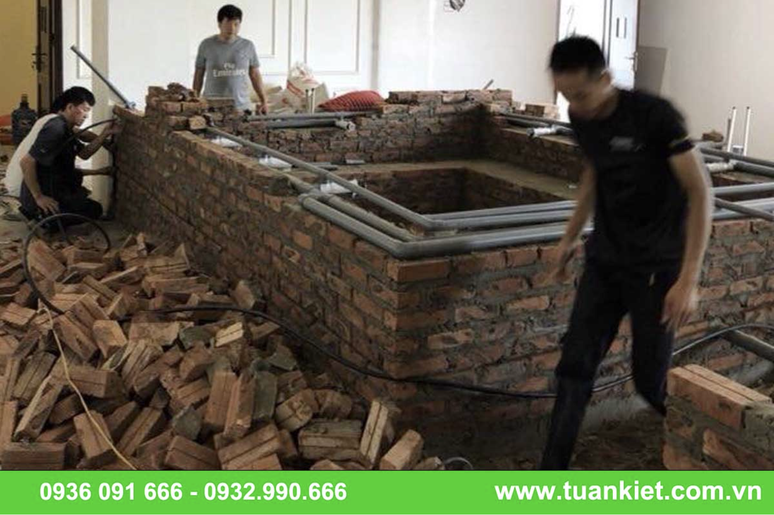 Đội ngũ Tuấn Kiệt thiết kế và sửa chữa tận nơi