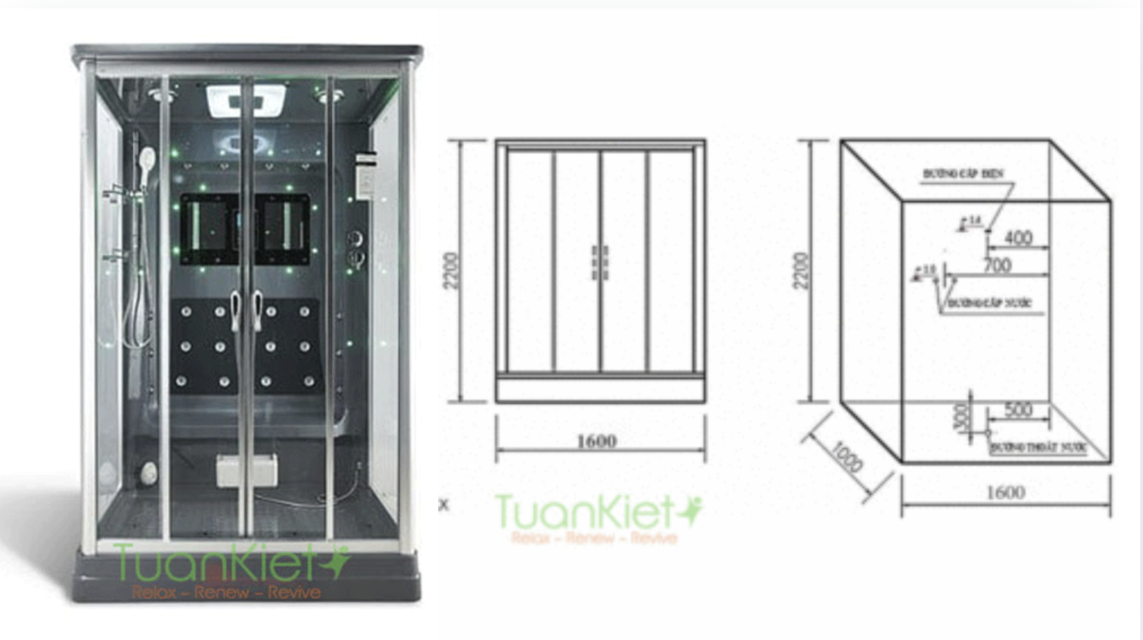 Phòng xông hơi ướt Govern JS-0219