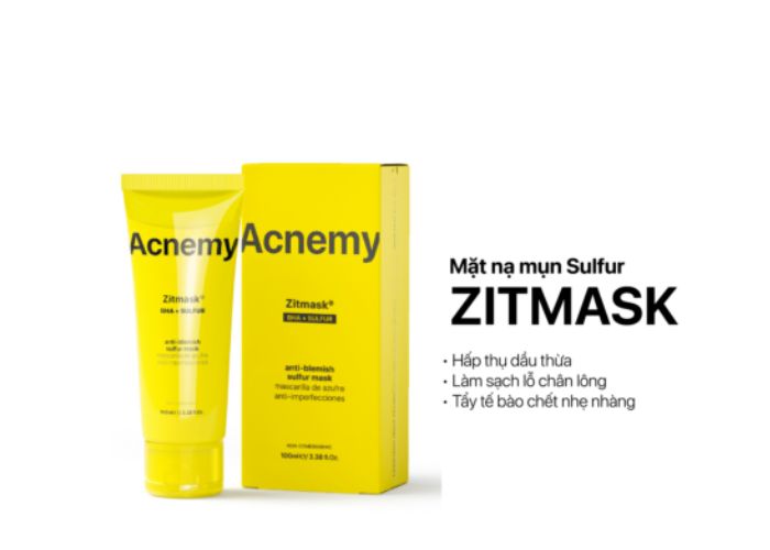 Mặt nạ Sulfur từ nhà Niche Beauty Lab cho da dầu mụn