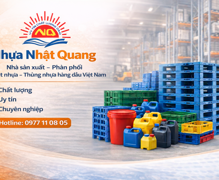 Pallet nhựa chịu lực - chịu tải giá rẻ Nhật Quang