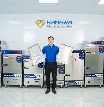 Giá tủ cơm công nghiệp 8 khay điện gas bao nhiêu?